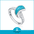 Fashionable Semi-Precious High Quality Jewelry Turquiose Rings (R-0303)